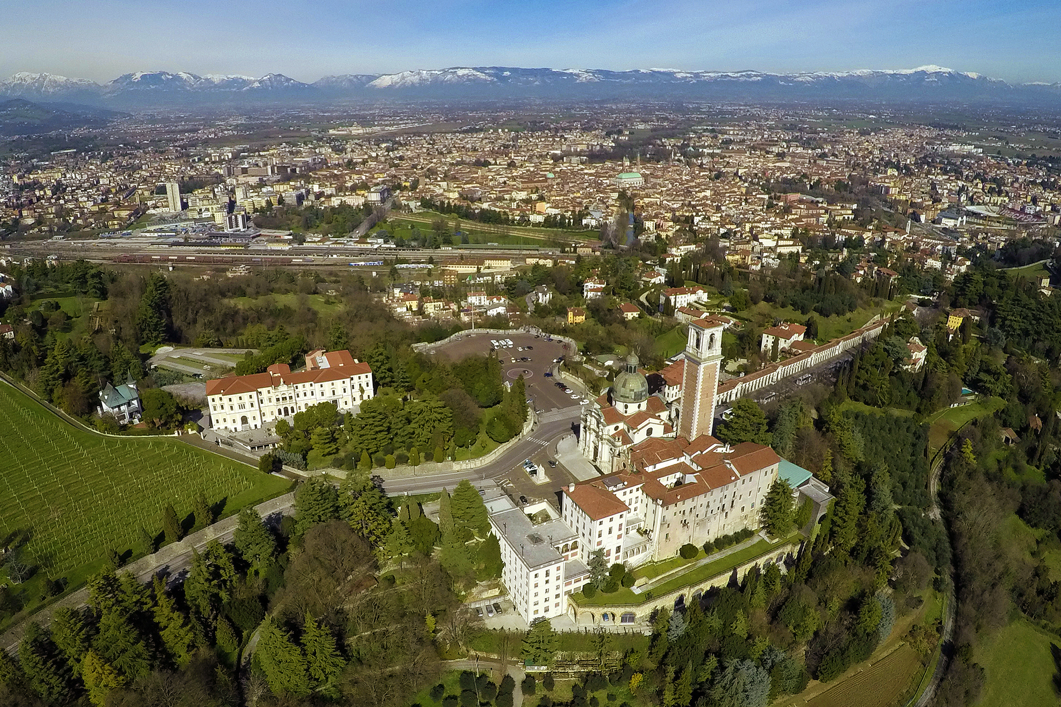 Monte Berico Vicenza drone